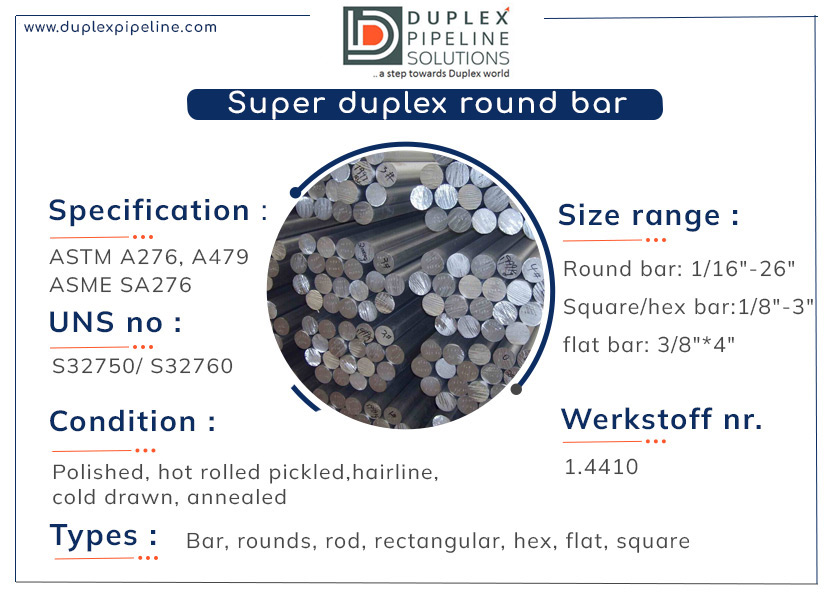 Super duplex round bar specification