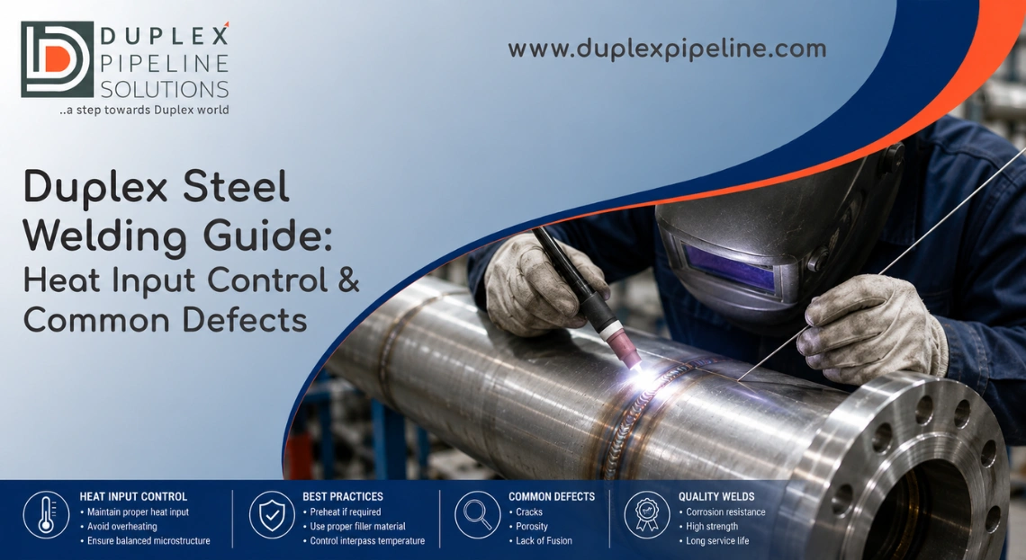 Duplex Steel Welding Guide: Heat Input Control & Common Defects